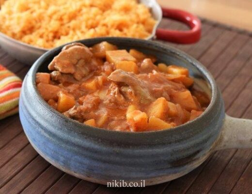 תבשיל כבד ותפוחי אדמה