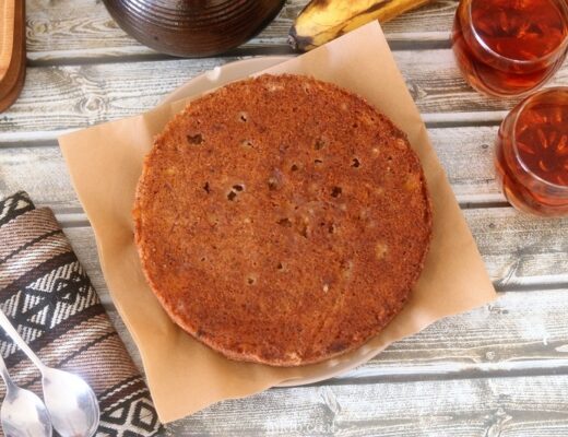 עוגת בננות בחושה פרווה