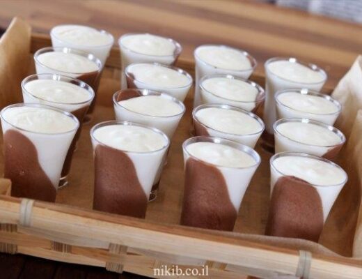 מוס שוקולד באלכסון