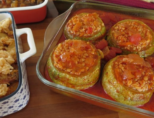 קישואים ממולאים בורגול