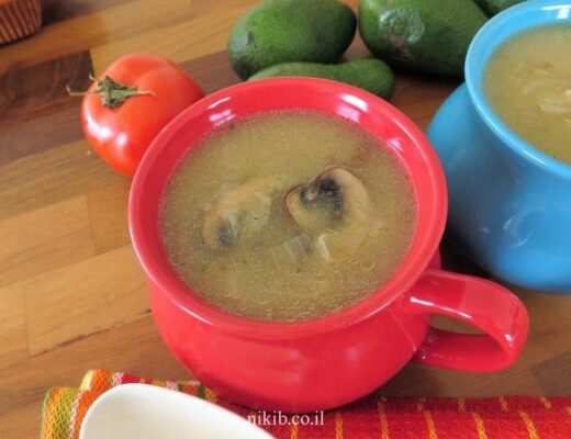 מרק בצל מוקרם