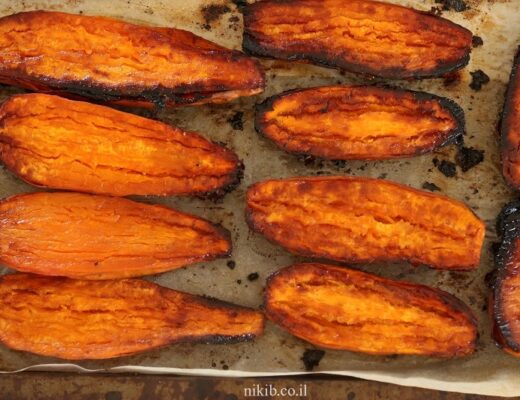 בטטות אפויות בתנור