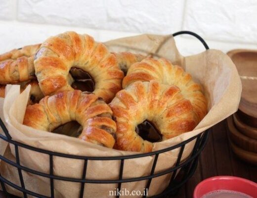 סהרוני שמרים עם שוקולד