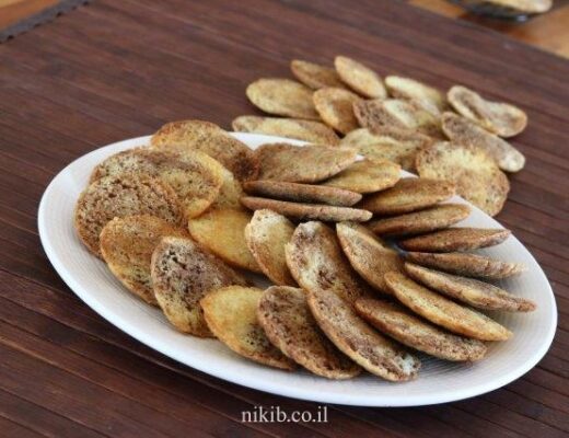 עוגיות שיש שוקו וניל