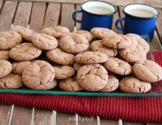 עוגיות שוקולד סדוקות