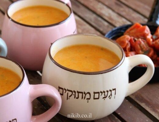 מרק ירקות שורש סמיך ועשיר