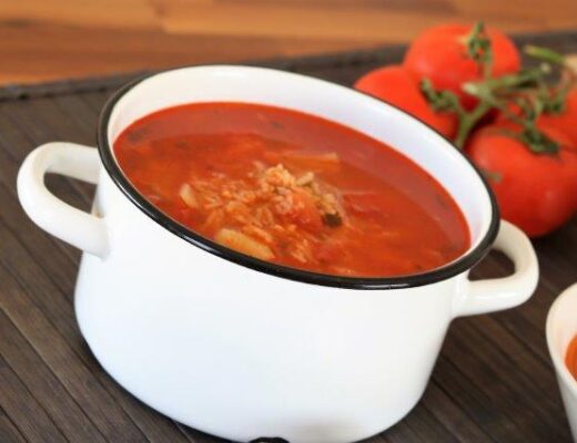 מרק עדשים ואורז