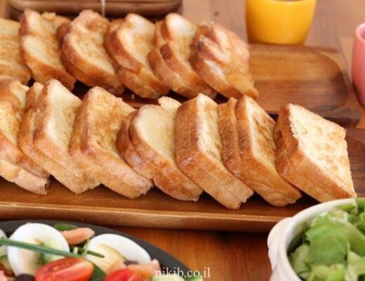 פרנץ טוסט עם גבינה צהובה