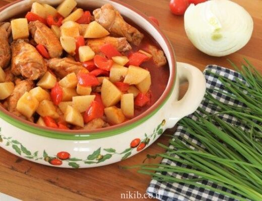 צלי עוף עם תפוחי אדמה