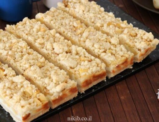 חיתוכיות גבינה ותפוחים