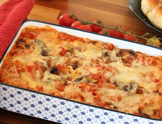 לזניה פטריות ושמנת