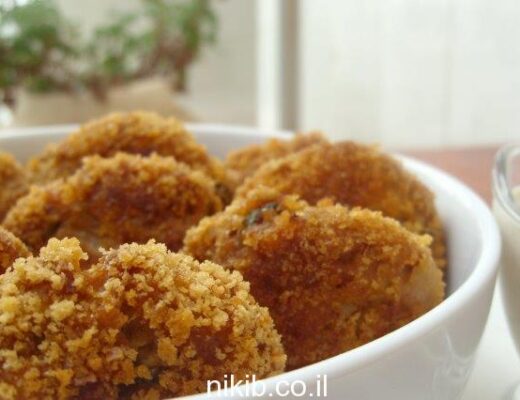 קציצות בשר וכרובית אפויות