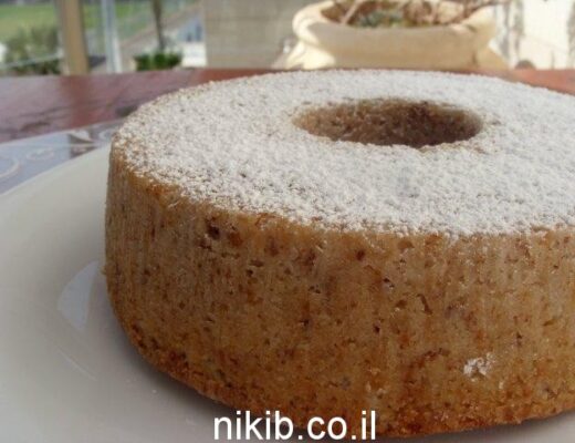 עוגת אגוזים וקוקוס