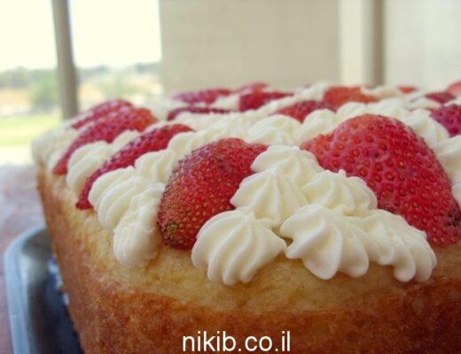 עוגת טורט רכה בטעם של פעם