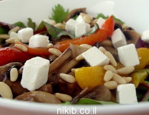 סלט מיקס בטטות ופלפלים