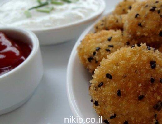 פטריות מטוגנות עם פירורי לחם