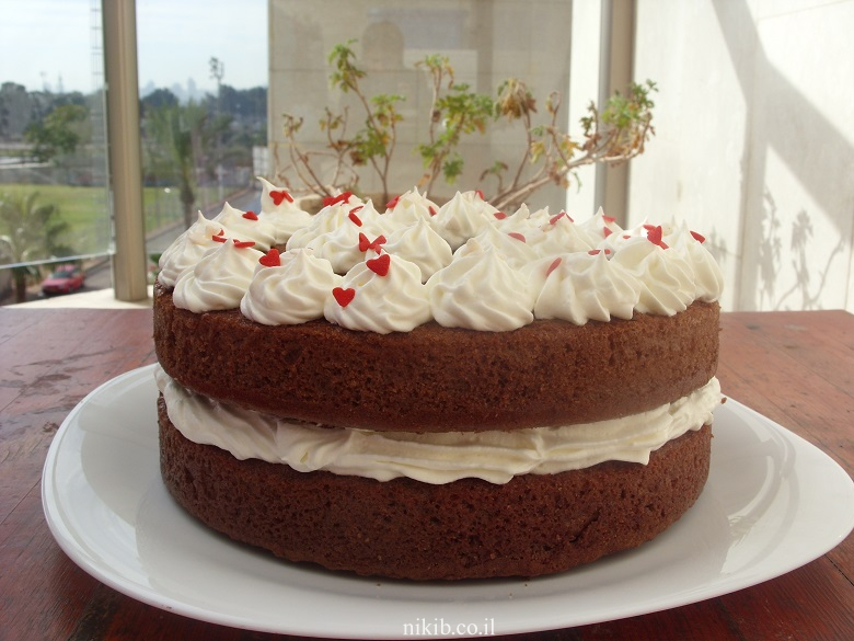 עוגת שוקולית שכבות