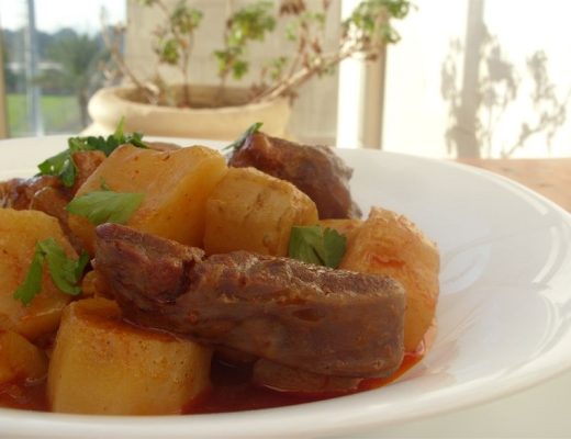 אוסובוקו עם ירקות שורש