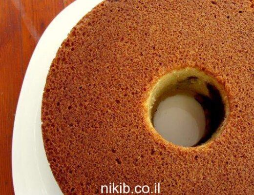 עוגת וניל שוקולית וקינמון
