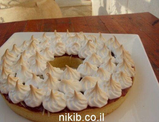 חיתוכיות ריבה חלבה וקצף