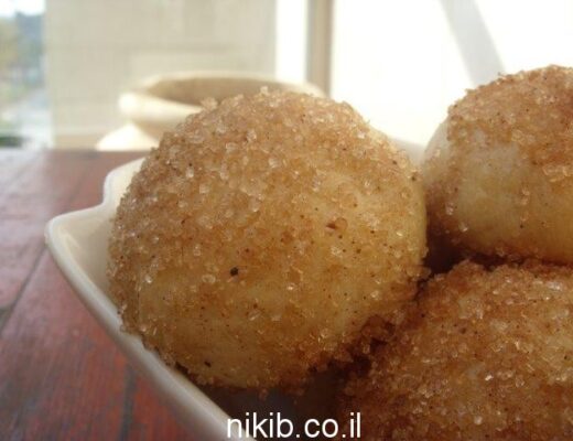 סופגניות מיני אפויות עם סוכר וקינמון