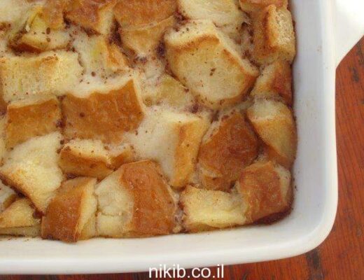 מאפה לחם ובננות