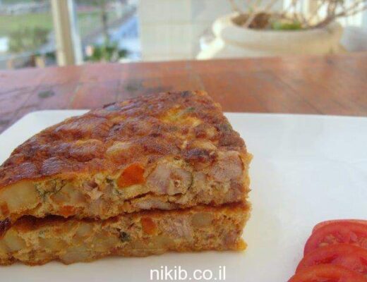 חביתת פרגיות וירקות