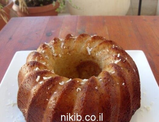 עוגת שיש ריבת חלב