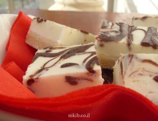 חיתוכיות גבינה ושוקולד