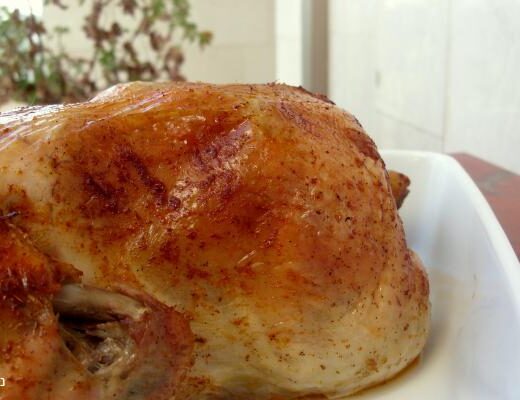 עוף ממולא בשר טחון ואורז