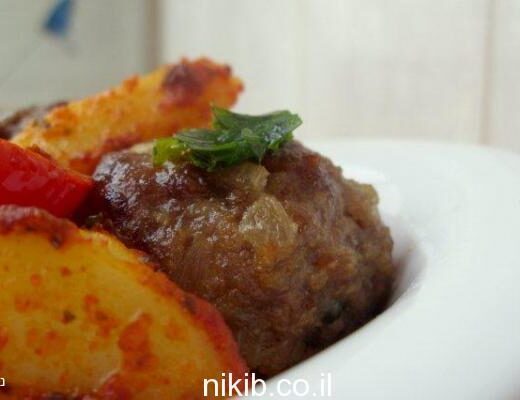 קציצות אפויות ממולאות