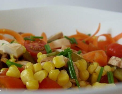 סלט תירס צבעוני