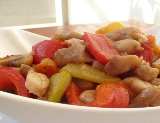 פרגיות מוקפצות עם ירקות