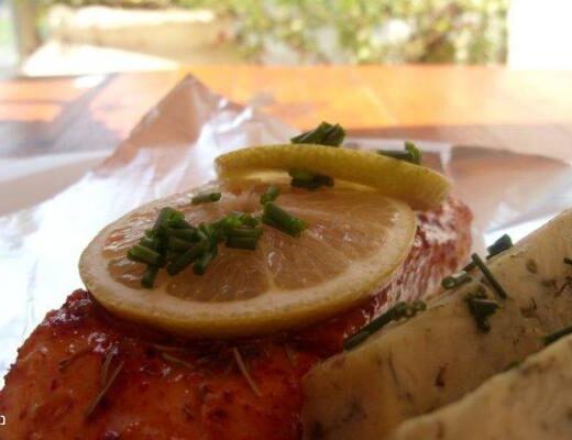 סלמון בלימון ודבש