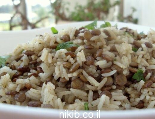 מג'דרה מתכון