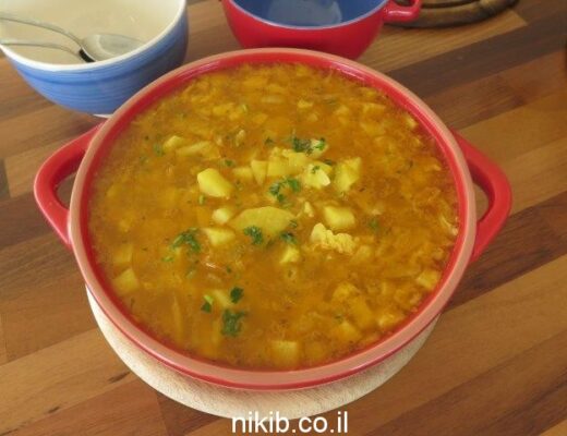 מרק תפוחי אדמה וקינואה