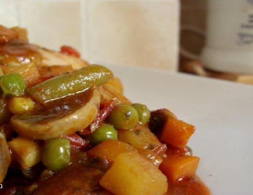 צלי עוף וירקות