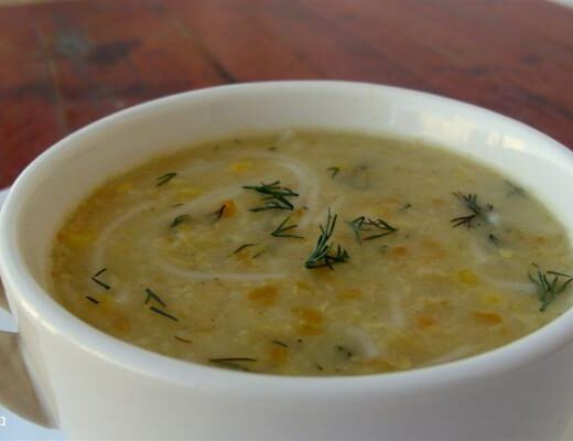 מרק תירס ואיטריות